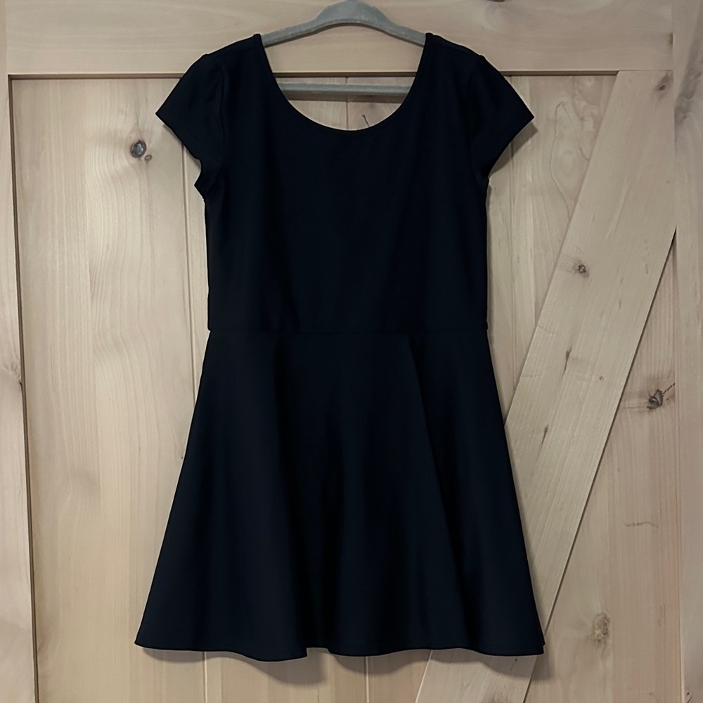 Polo by Ralph Lauren Black Scoop-Ballet Dress